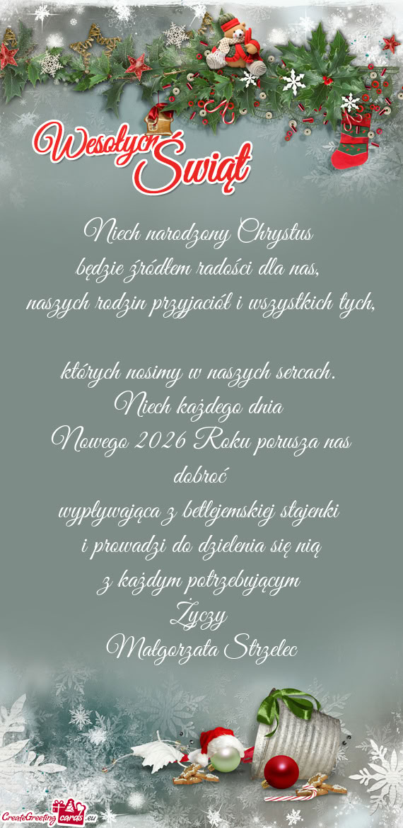 Będzie źródłem radości dla nas