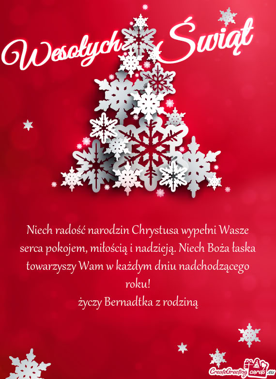 Bernadtka z rodziną