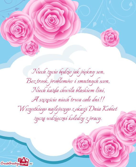 Bez trosk, problemów i smutnych scen