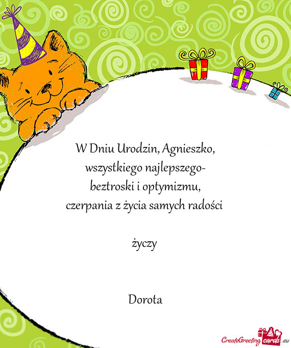 Beztroski i optymizmu