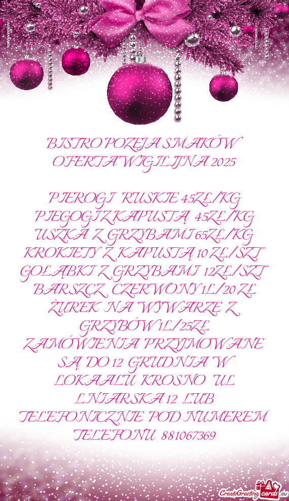 BISTRO POZEJA SMAKÓW