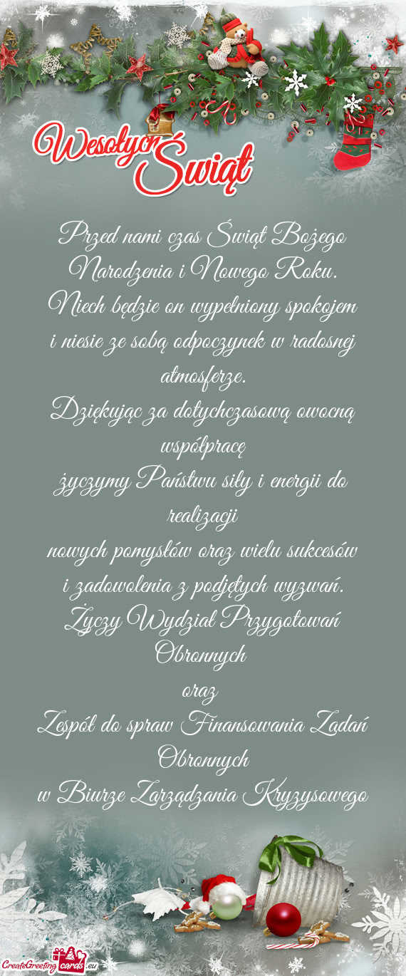 Biurze Zarządzania Kryzysowego