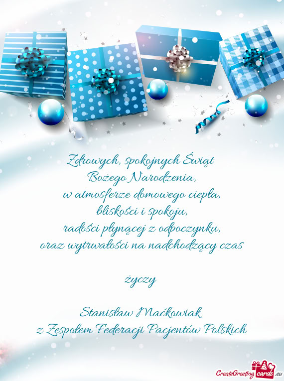 Bliskości i spokoju