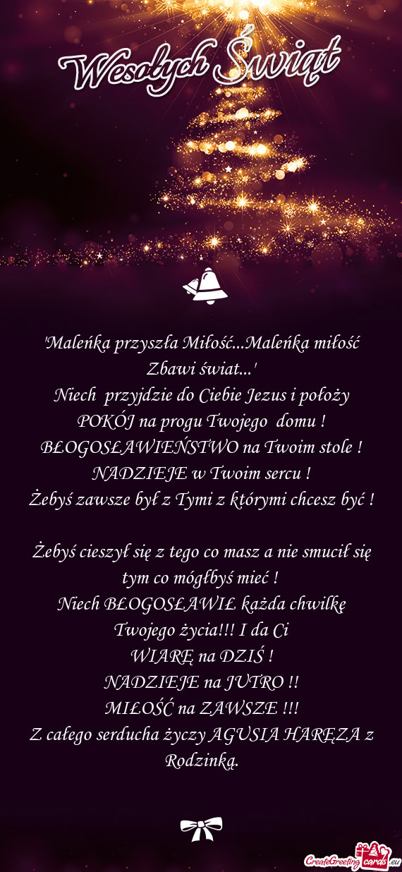 BŁOGOSŁAWIEŃSTWO na Twoim stole