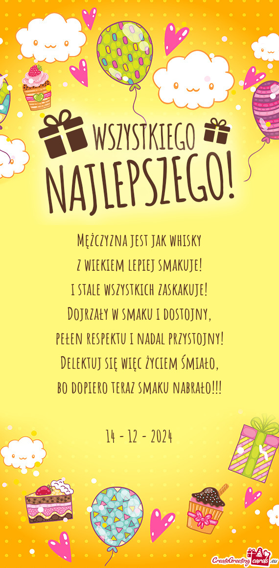 Bo dopiero teraz smaku nabrało!!! 14 - 12 - 2024