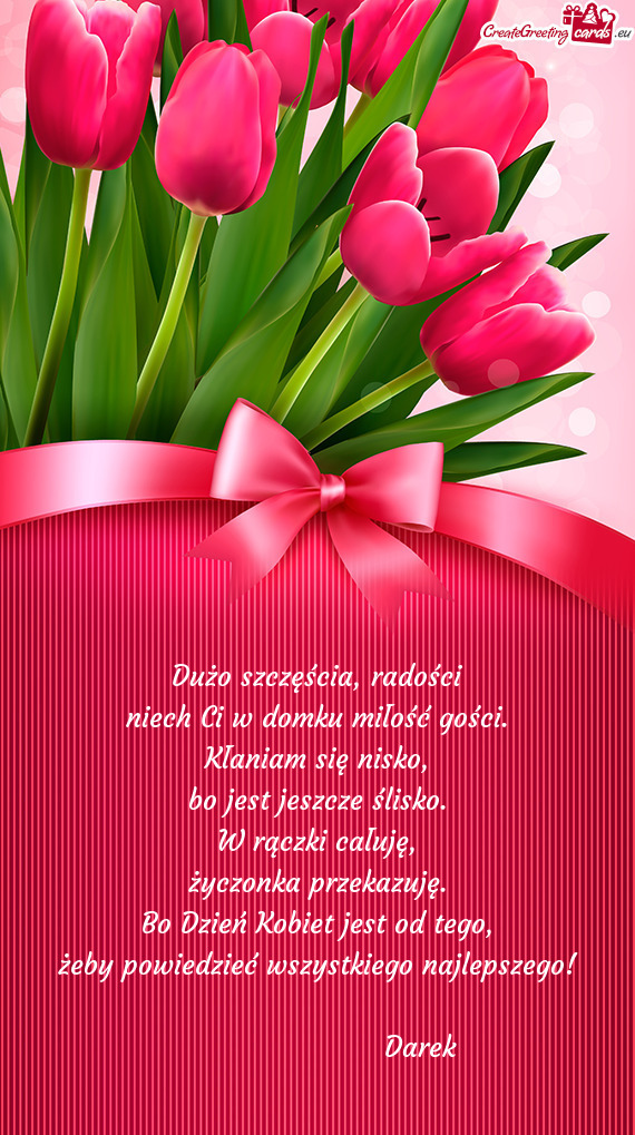 Bo Dzień Kobiet jest od tego