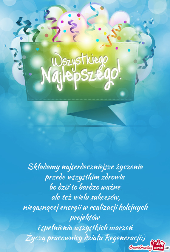 Bo dziś to bardzo ważne