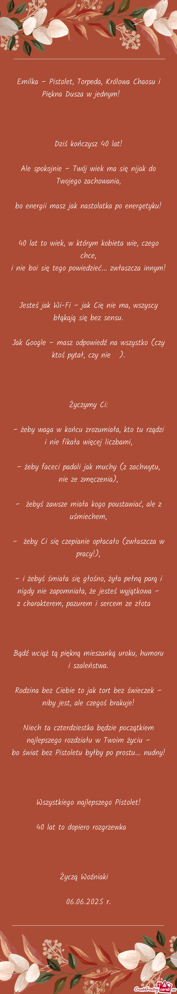 Bo energii masz jak nastolatka po energetyku! 😄
