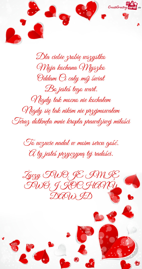 Bo jesteś tego wart