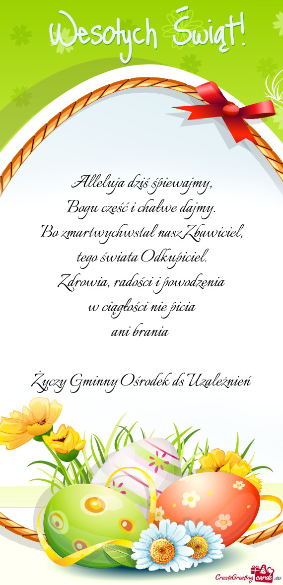 Bogu cześć i chałwe dajmy