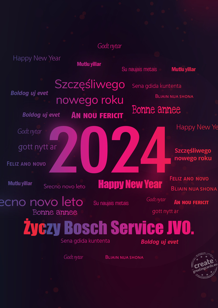 Bosch Service JVO.