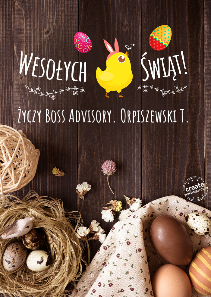 Boss Advisory. Orpiszewski T.