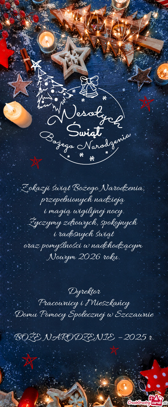 BOŻE NARODZENIE – 2025 r