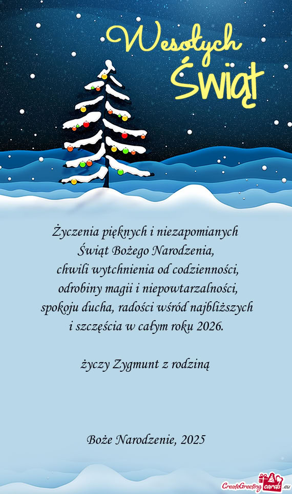 Boże Narodzenie, 2025