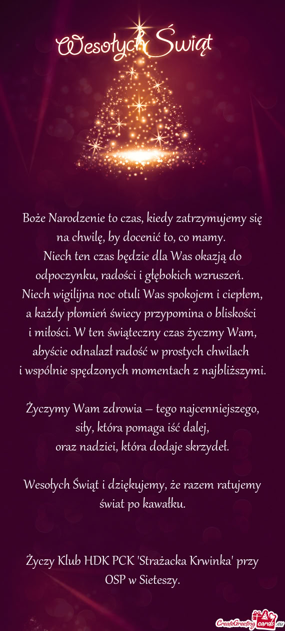 Boże Narodzenie to czas, kiedy zatrzymujemy się na chwilę, by docenić to, co mamy