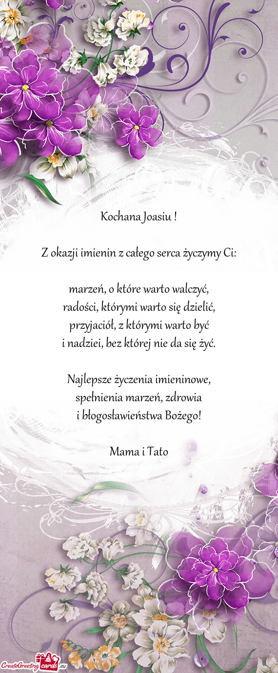 Bożego! Mama