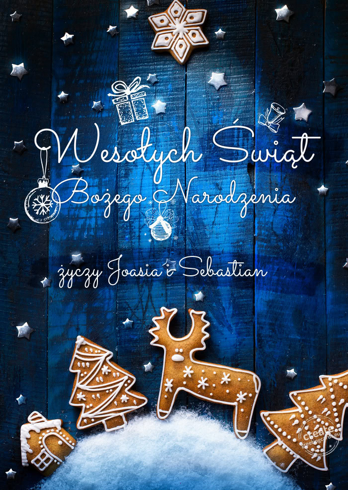 Bożego narodzenia Joasia i Sebastian🌲🌲🌲