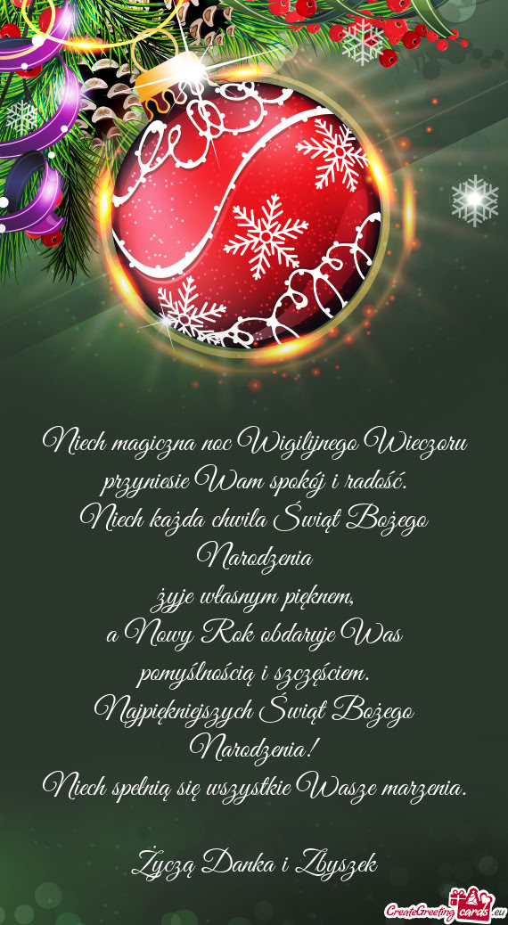 Bożego Narodzenia! Niech
