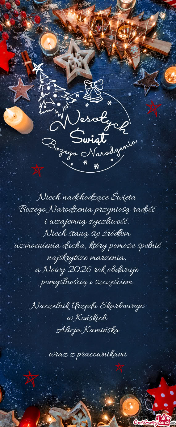 Bożego Narodzenia przyniosą radość