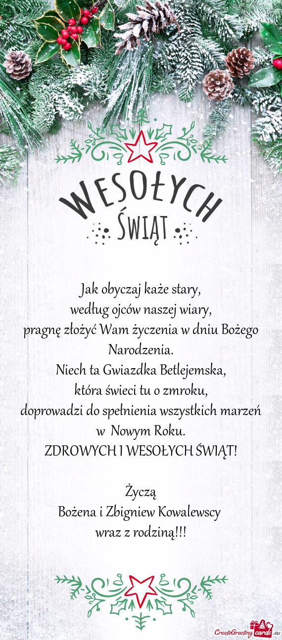 Bożena i Zbigniew Kowalewscy