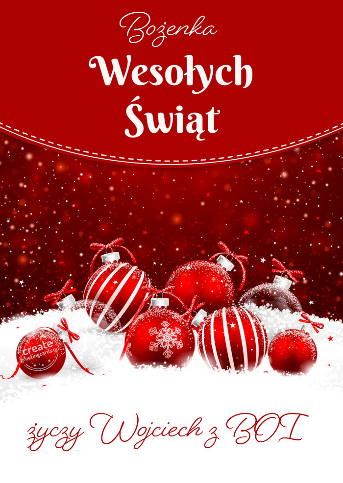 Bożenka Wojciech z BOI