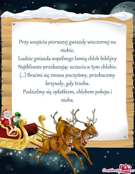 (…) Braćmi się znowu poczyńmy, przebaczmy krzywdy, gdy trzeba