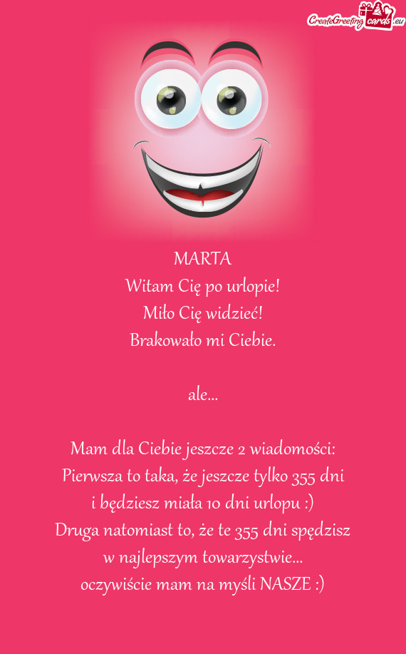 Brakowało mi Ciebie