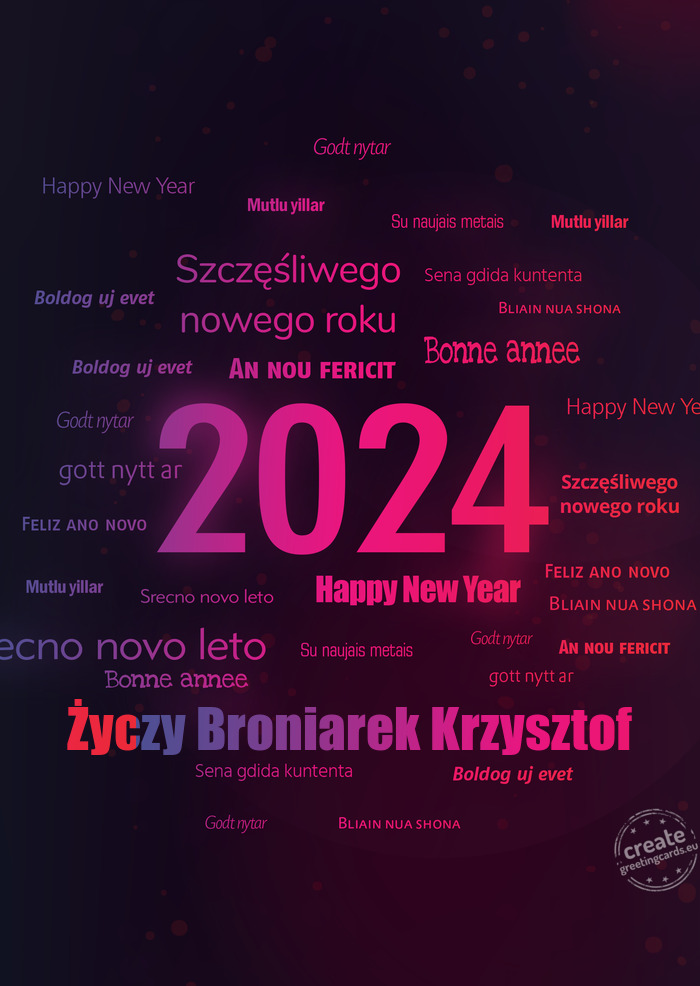 Broniarek Krzysztof
