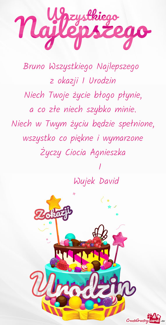 Bruno Wszystkiego Najlepszego