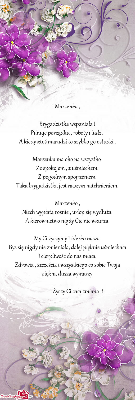 Brygadzistka wspaniała