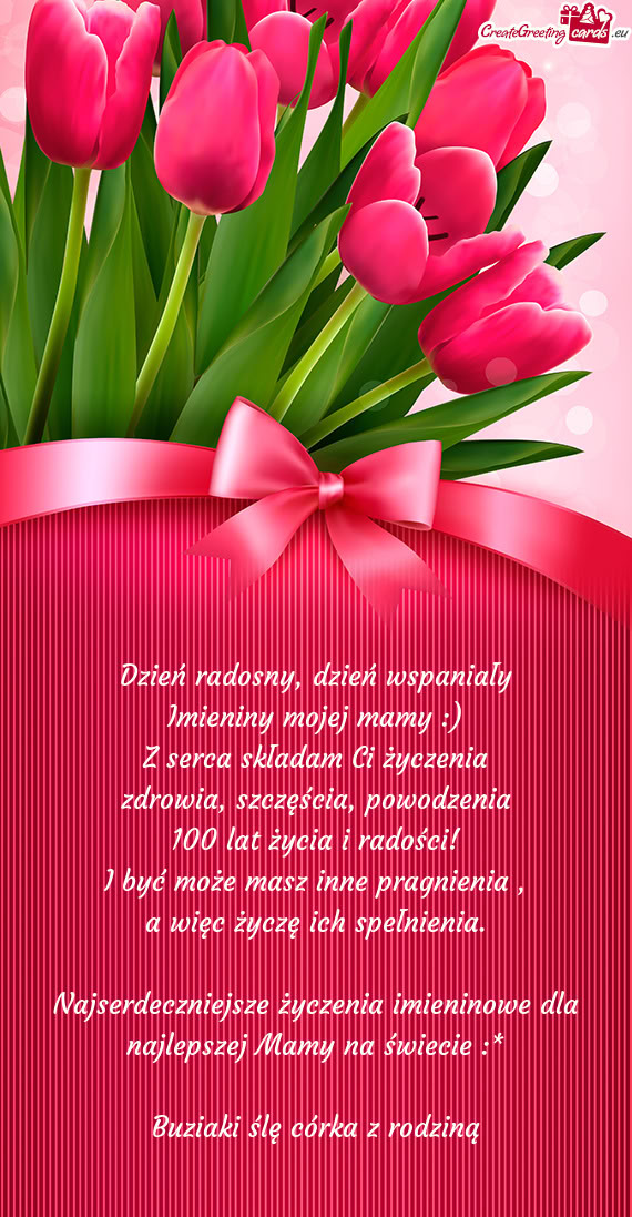 Buziaki ślę córka z rodziną