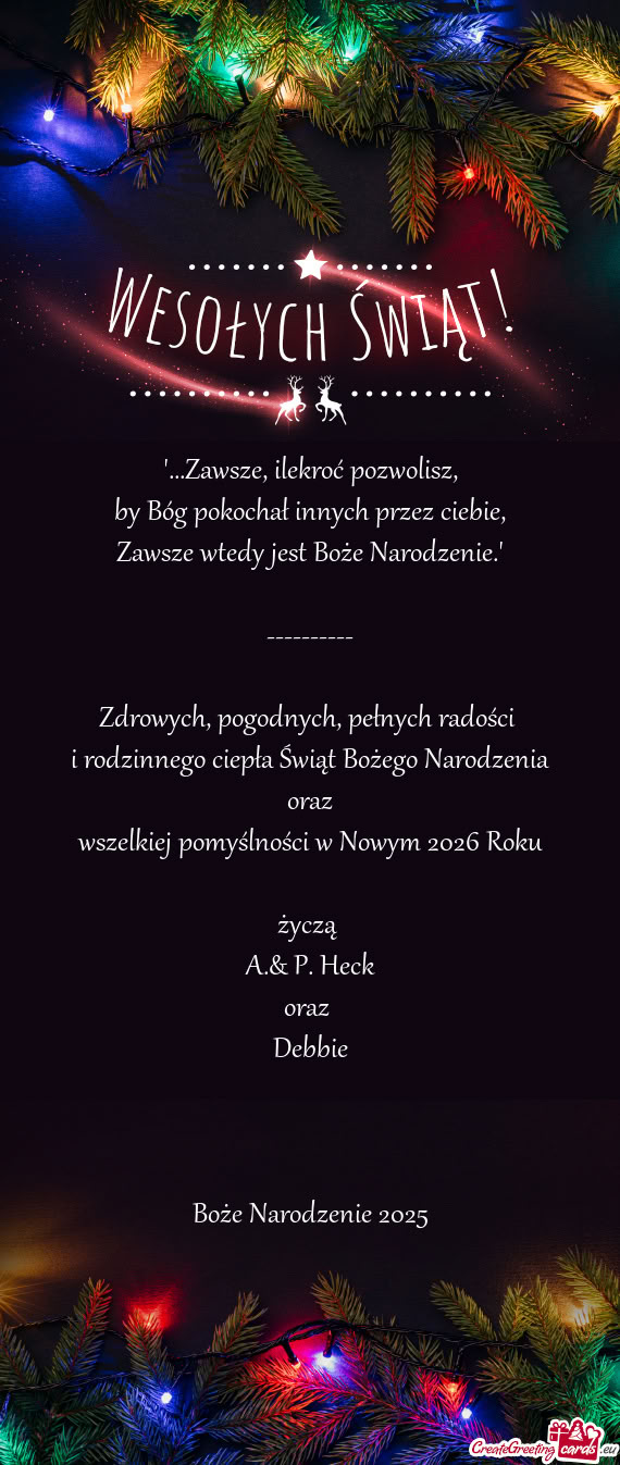 By Bóg pokochał innych przez ciebie