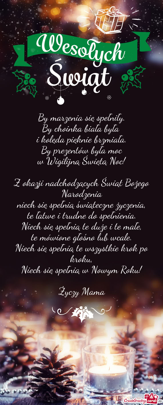 By choinka biała była