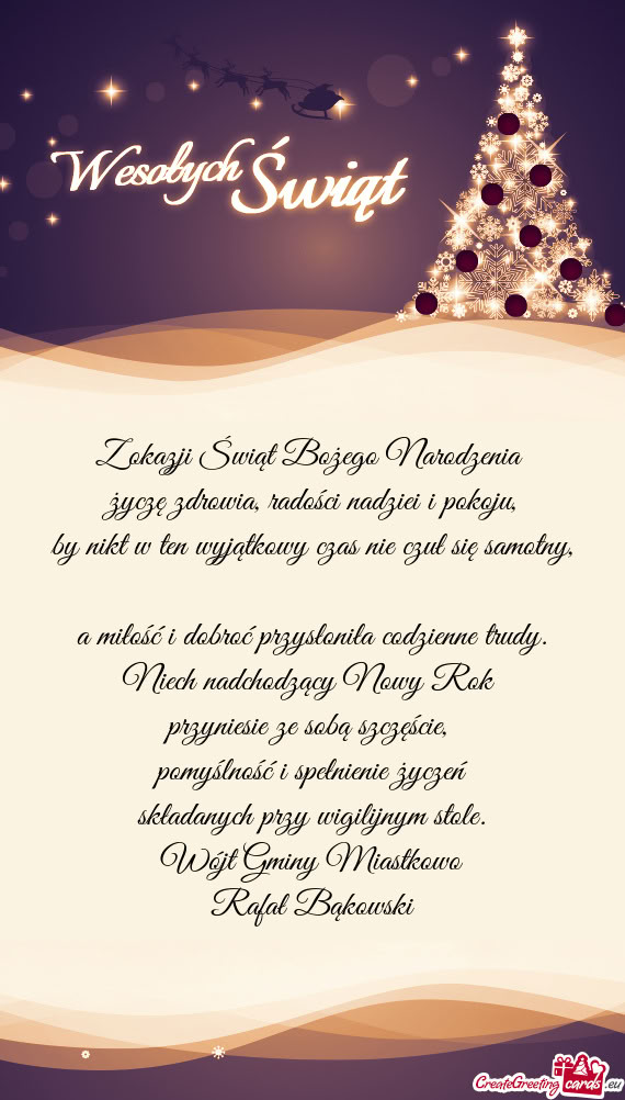 By nikt w ten wyjątkowy czas nie czuł się samotny