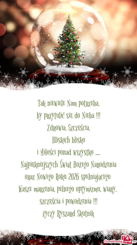 By przytulić się do Nieba !!! Zdrowia