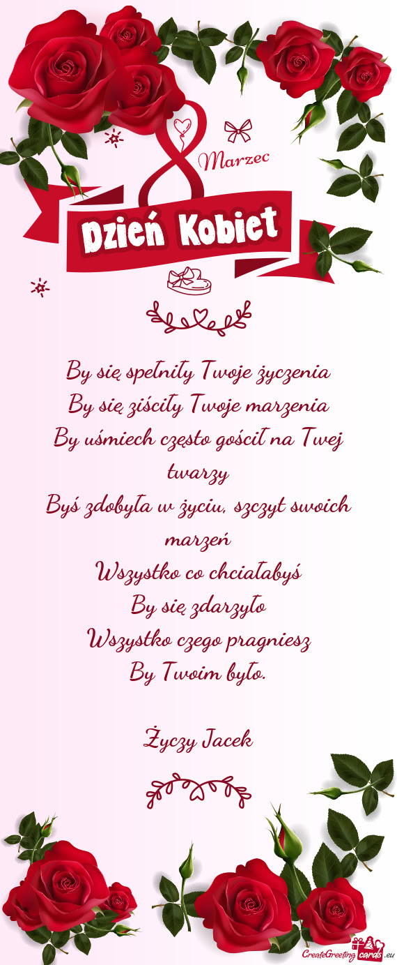 By się spełniły Twoje życzenia  By się ziściły Twoje marzenia  By