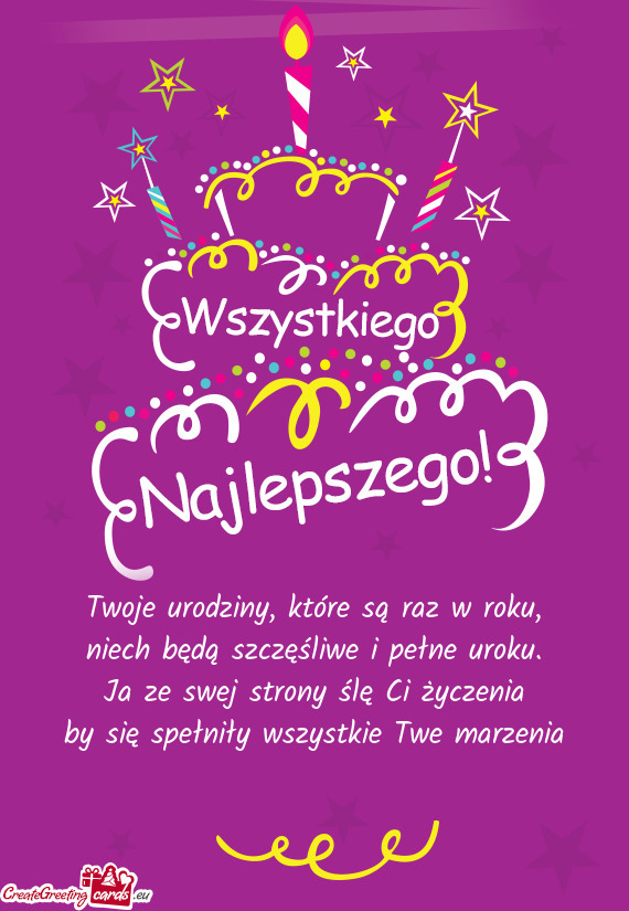 By się spełniły wszystkie Twe marzenia 😘😀😊
