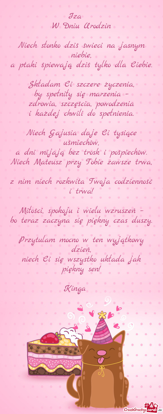 By spełniły się marzenia –