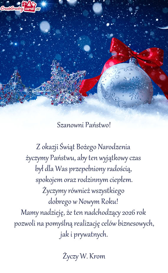 Był dla Was przepełniony radością