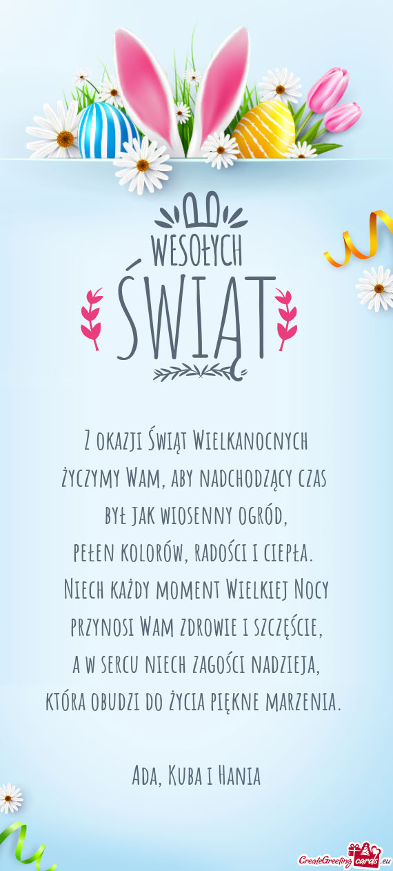 Był jak wiosenny ogród