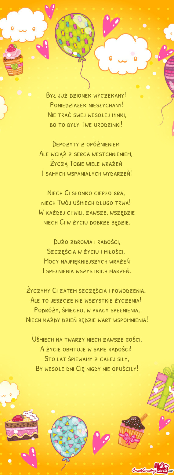 Był już dzionek wyczekany