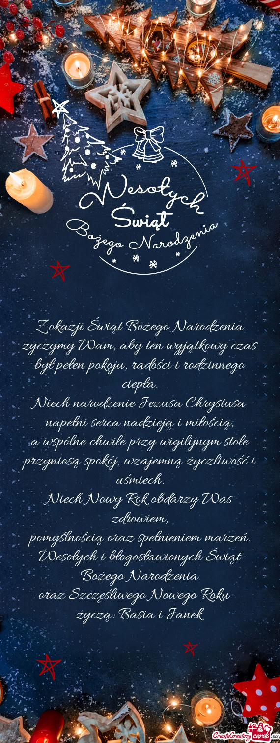 Był pełen pokoju, radości i rodzinnego ciepła