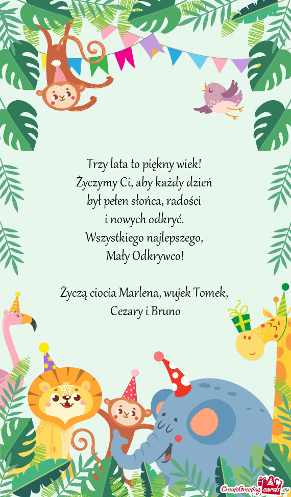 Był pełen słońca, radości