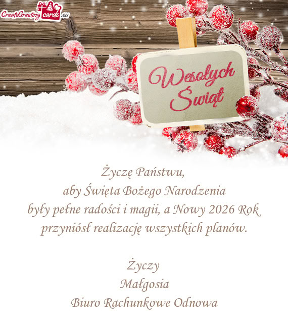 Były pełne radości i magii, a Nowy 2026 Rok przyniósł realizację wszystkich planów