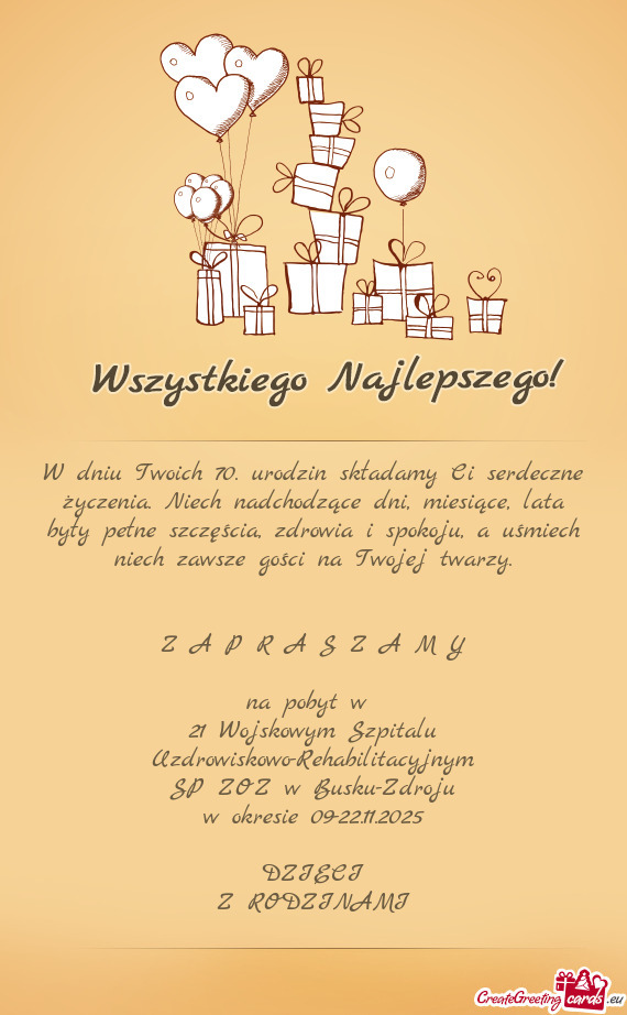 Były pełne szczęścia, zdrowia i spokoju, a uśmiech niech zawsze gości na Twojej twarzy