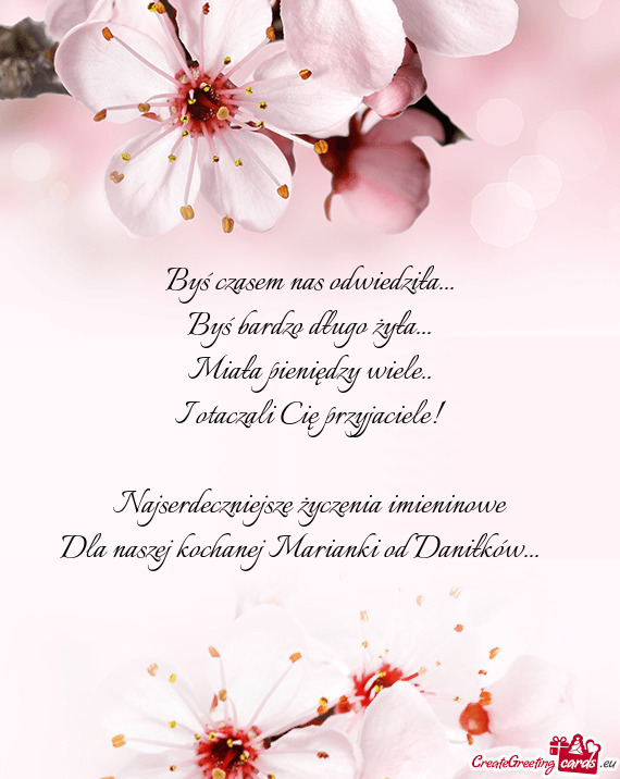 Byś czasem nas odwiedziła