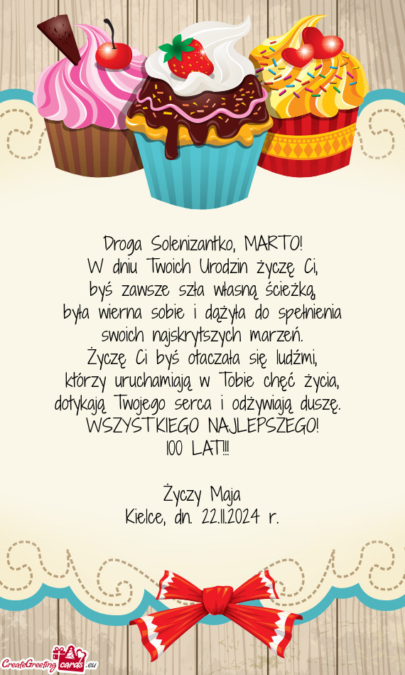 Byś zawsze szła własną ścieżką