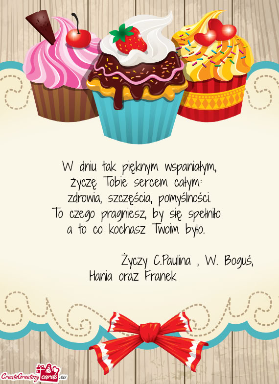 C.Paulina , W. Boguś, Hania oraz Franek 😍