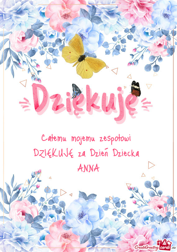 Całemu mojemu zespołowi