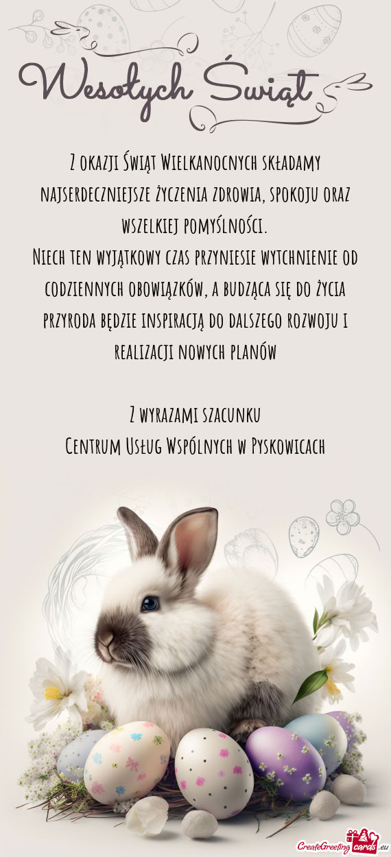 Centrum Usług Wspólnych w Pyskowicach